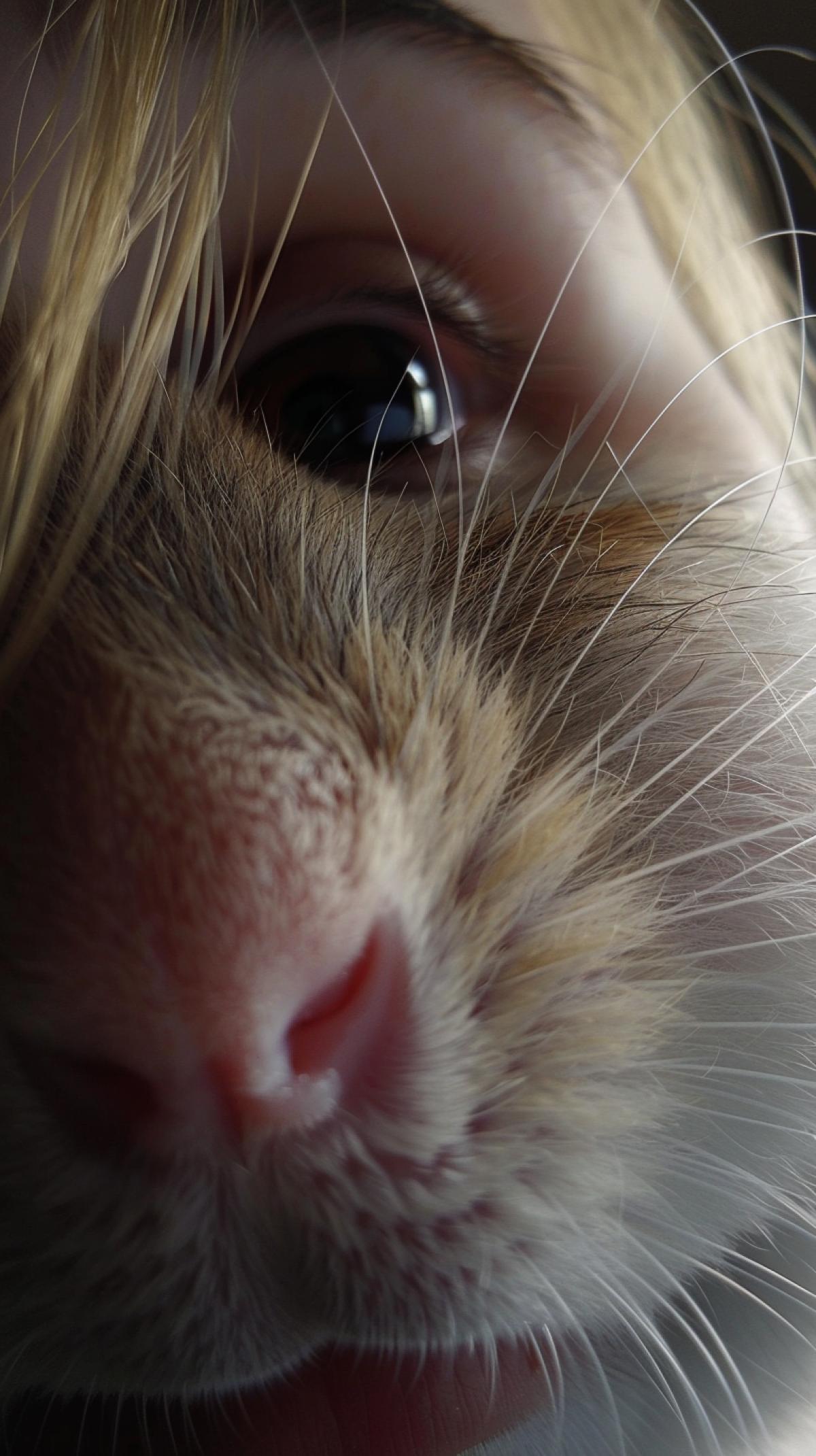 Generate a womans face into a Hamsters face
