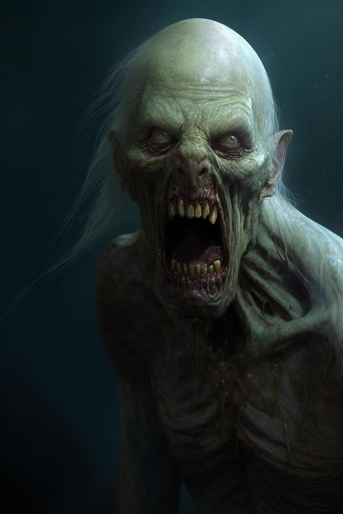 Old huge toothy one. Horror with hallucinations. Nightmare. It will drag you away.