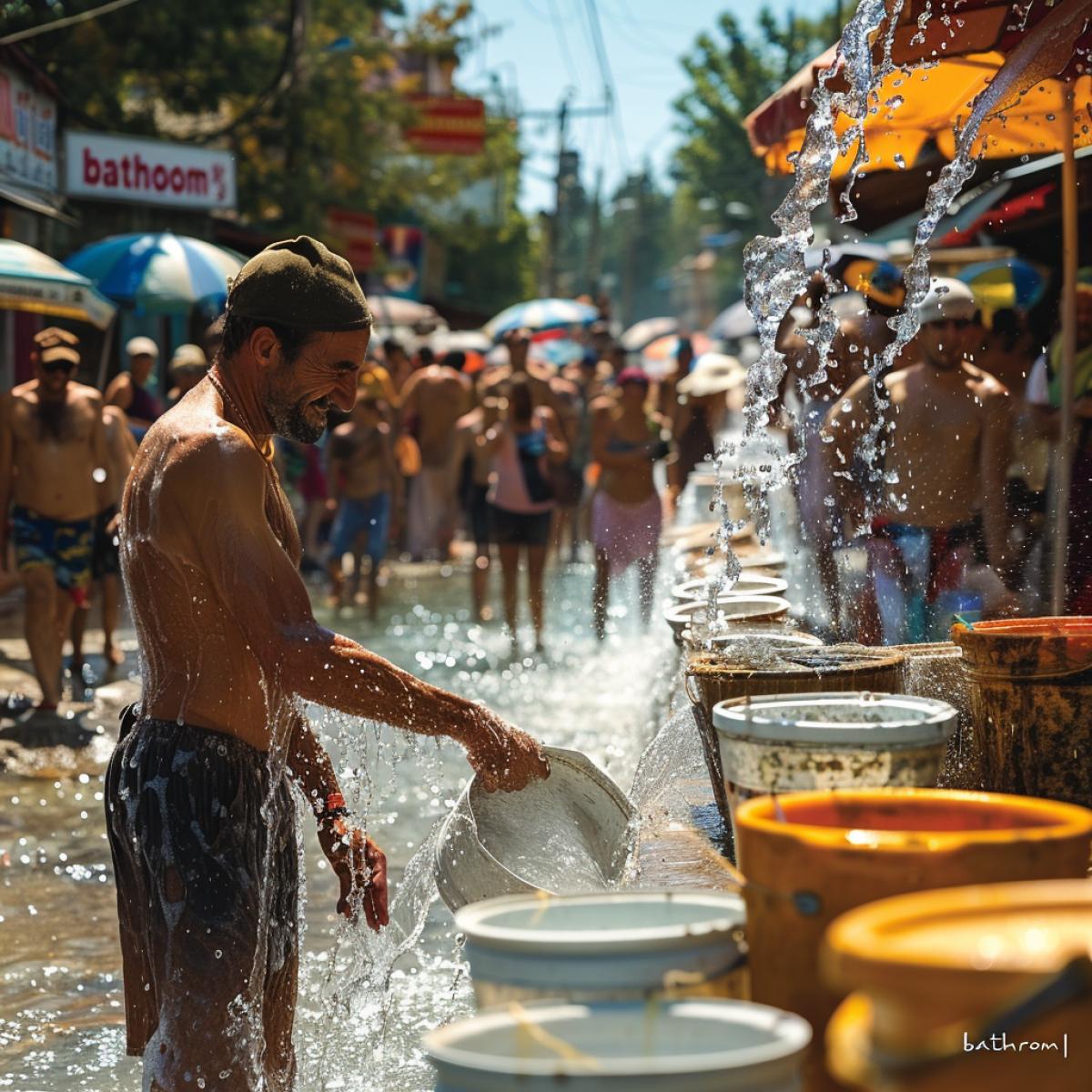 Vardavar is the only day of the year in Armenia when you can pour water not only on friends and neighbors, but also on strangers passing by. But such a \"bathroom\" is more likely a sign of good wishes, and dousing yourself with water on a hot summer day is more pleasant than ever. So, don’t be offended if you are doused with cool water from head to toe on this day. In these circumstances, the best way to go on this day is to relax and try to have fun, and why not, take a bucket with you and join in with everyones fun.