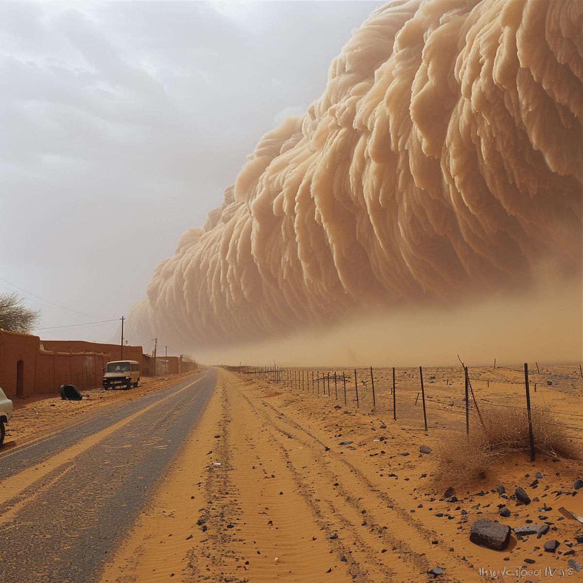 Samum is a poisonous wind that brings with it destruction and chaos. There are many reasons to beware of it:. the wind raises clouds of sand and dust, and there are frequent cases of severe thunderstorms;. air temperature can reach 50 degrees Celsius;. relative humidity drops to zero percent;. the storm can rage for up to three days in a row.. Up to 40 sumums can take place in the Sahara in a year. Indeed, such winds destroyed entire caravans. There are facts that claim that in 1805 the simoom covered two thousand people and as many as one thousand eight hundred camels with dust and sand.