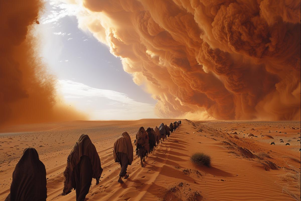 Huge, swirling reddish clouds of sand and dust, raised from the surface of the earth by dry, hot and fast air currents, carry death. So, in 1805, a dust storm completely covered a caravan of two thousand people and the same number of camels with sand. The same story befell the Sahara in 525 BC. the legendary army of the Persian ruler Cambyses II: a terrible sandstorm stopped the military expedition halfway, hiting about fifty thousand soldiers.