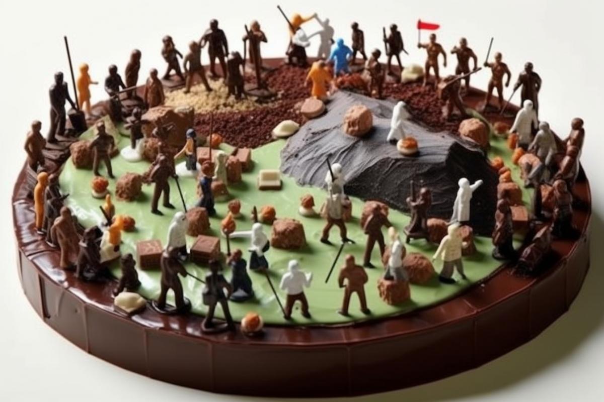 The world is made of chocolate, chocolate festival, chocolate festival, everything is sweet.