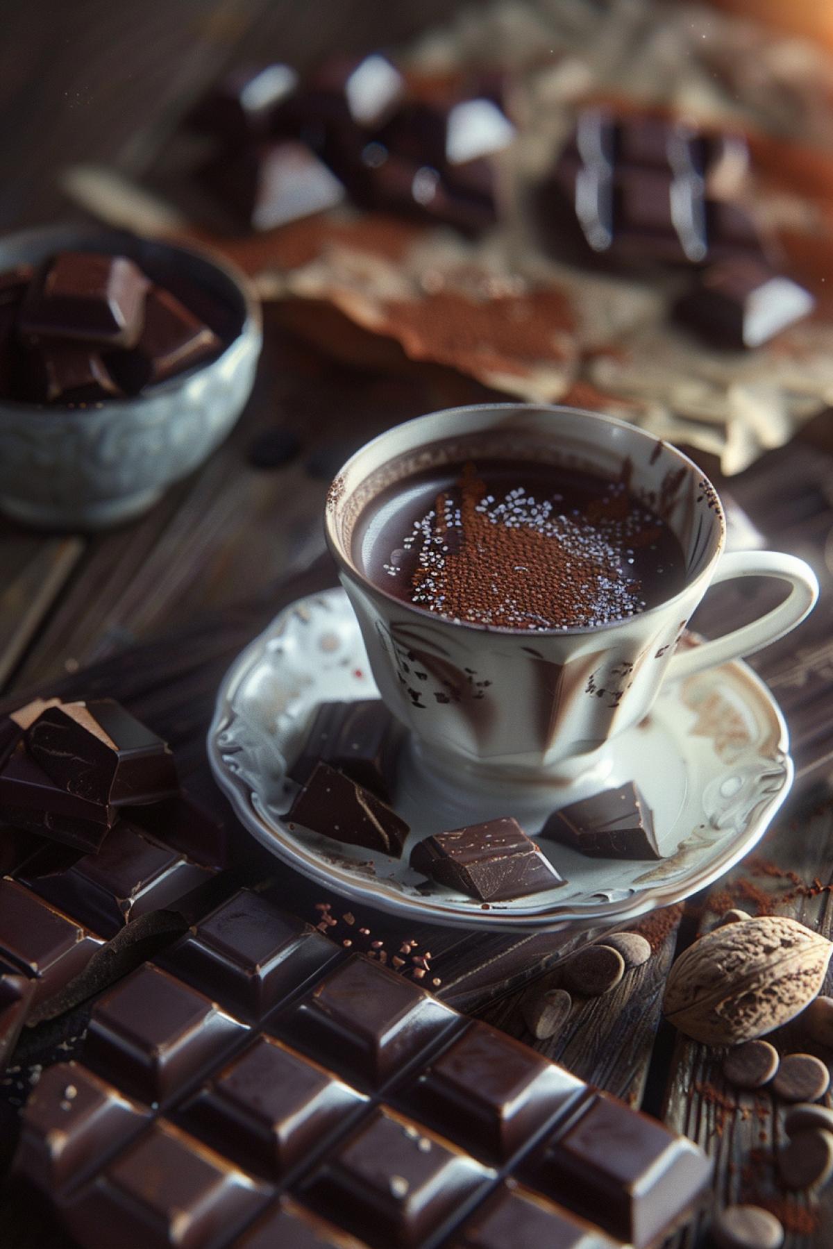 Chocolate Day, chocolate, parallel world, flickering, realistic image