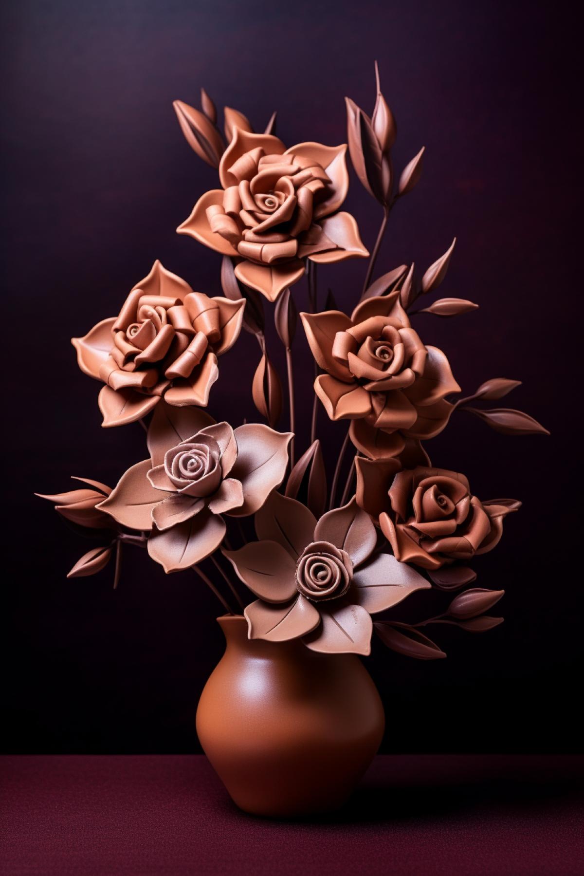 Chocolate flowers