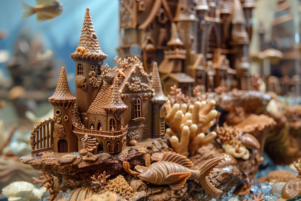 Underwater kingdom in chocolate