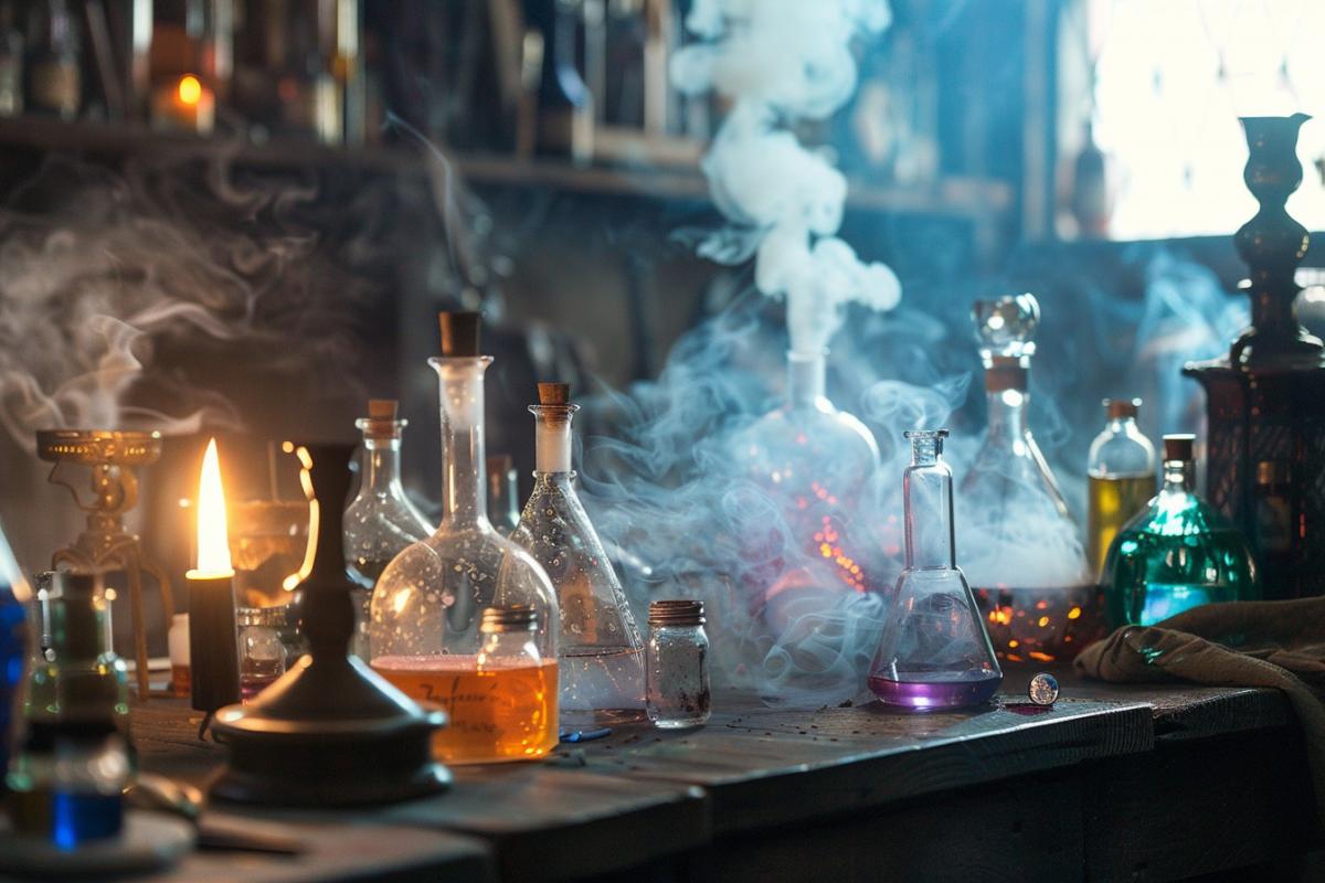 abode-laboratory of a young magician
