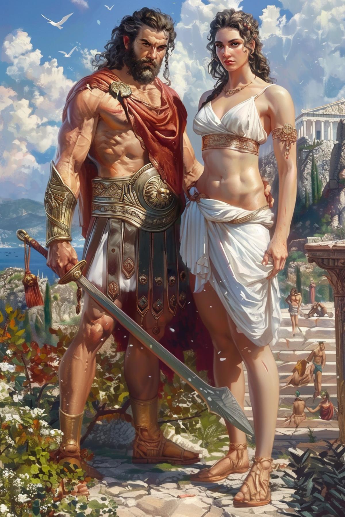 Ancient Greek mythology is a unique world of monsters, gods, heroes. Beautiful nature, beautiful women and athletic men