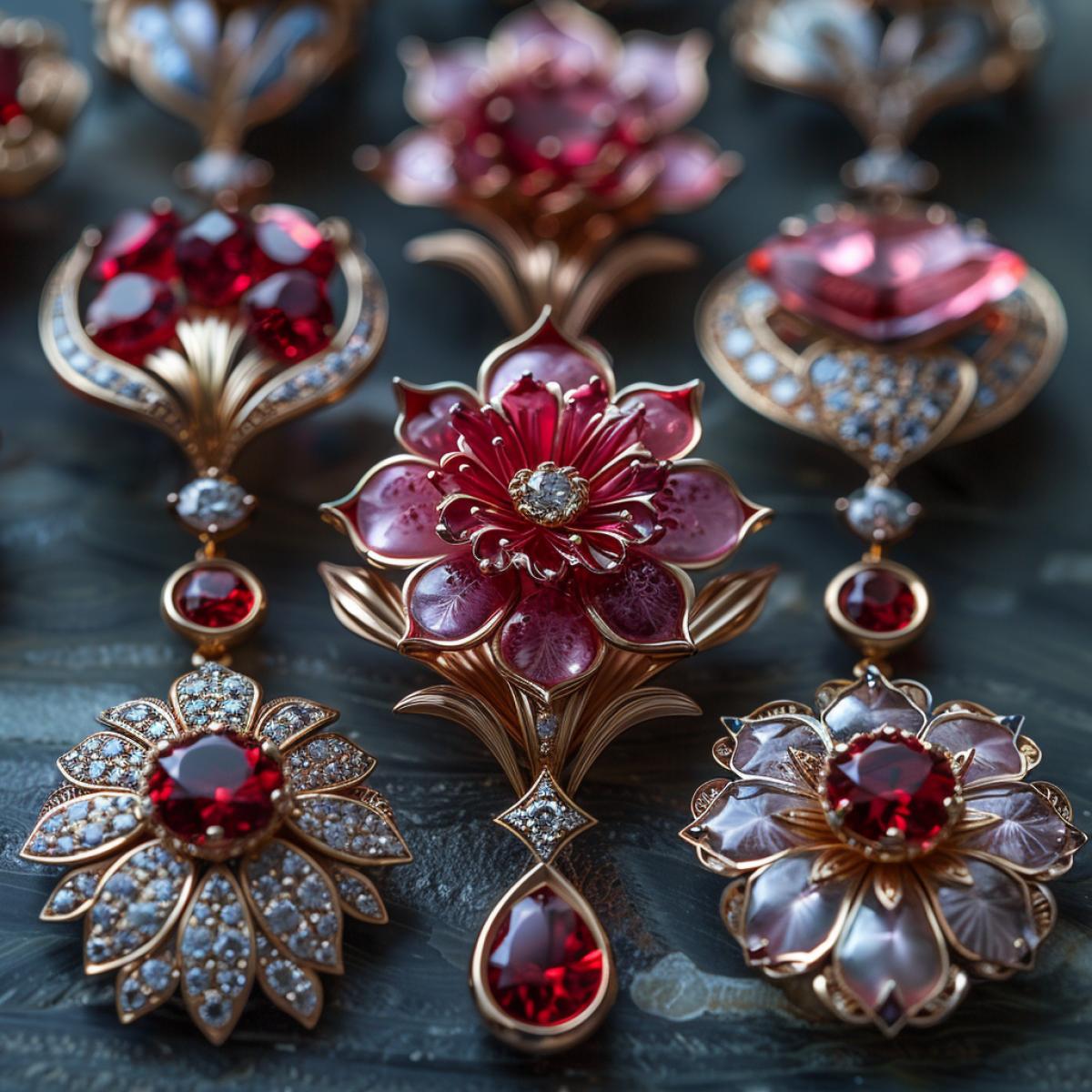 Pendants of the French Queen Anne for which Dartagnan traveled to London