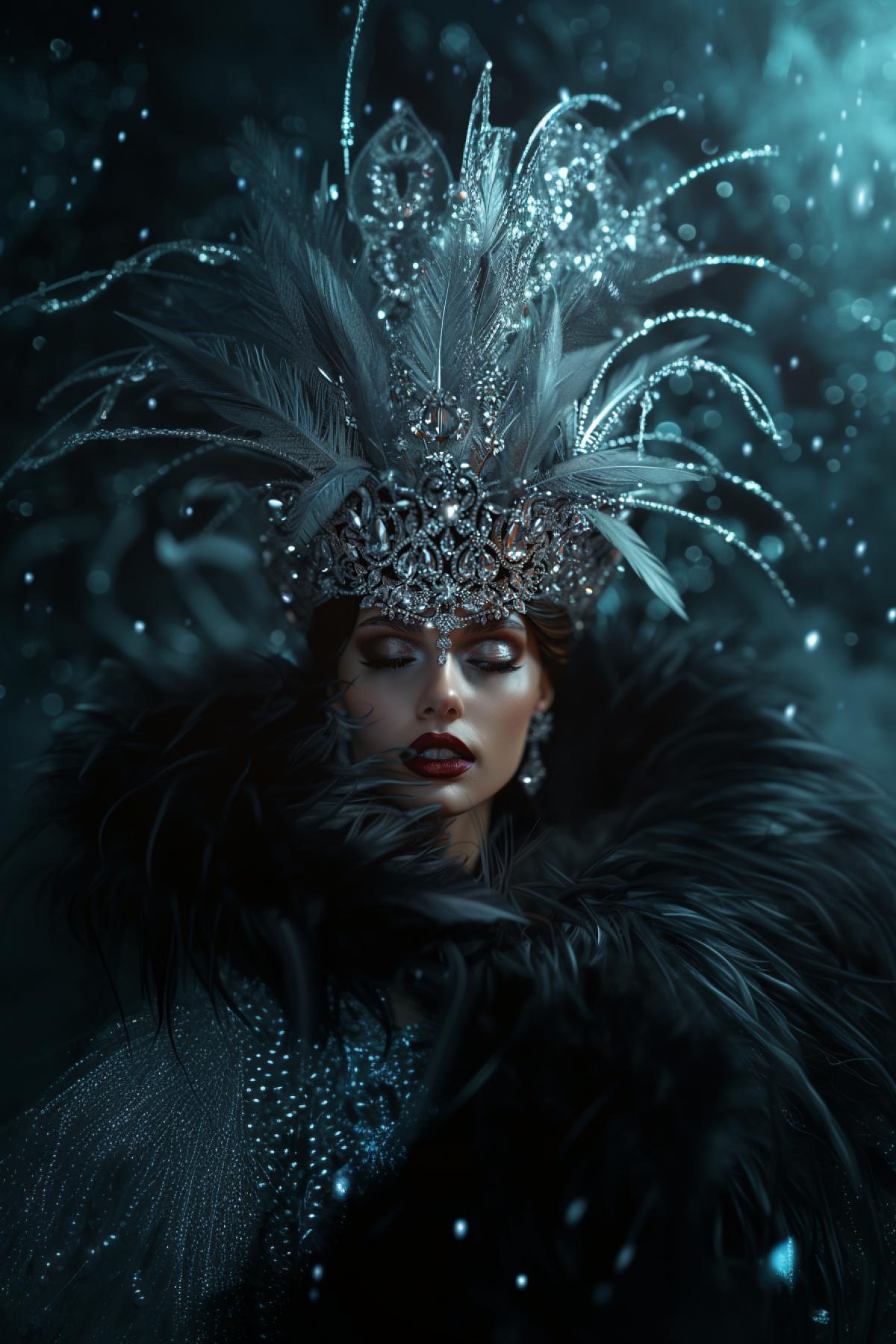 Royal jewelry, creative advertising, shimmer, realistic image, photoshop