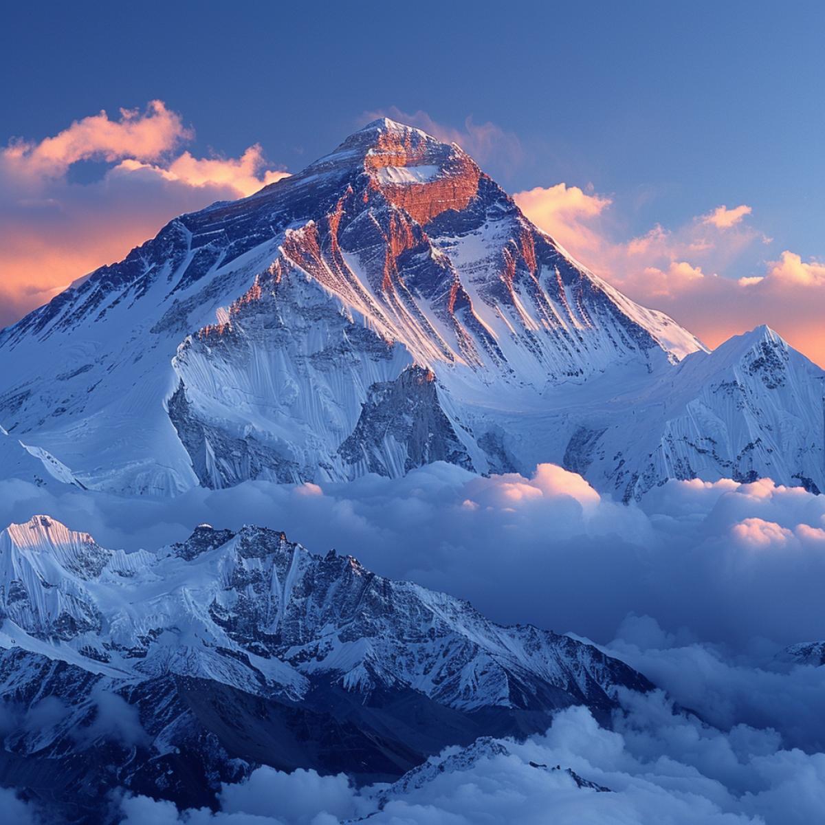 Majestic Everest Chomolungma . Everest is so high and its climate so harsh that it is not suitable for supporting a sustainable human population. However, the valleys below the mountain are inhabited by Tibetan peoples, the most famous of whom are the Sherpas. They are practically indispensable for climbers as high-mountain porters and guides.