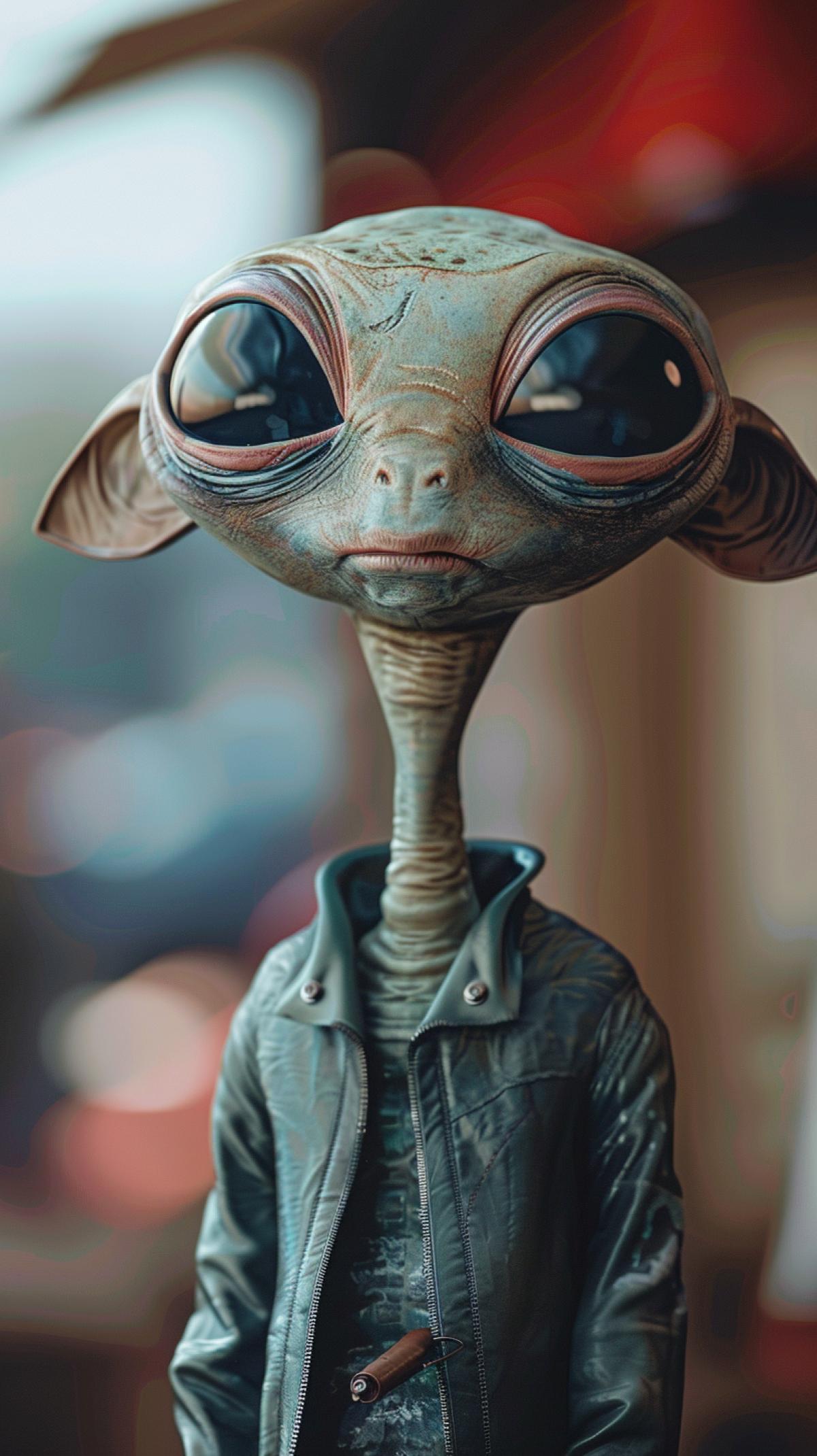 photo of a funny alien eccentric character