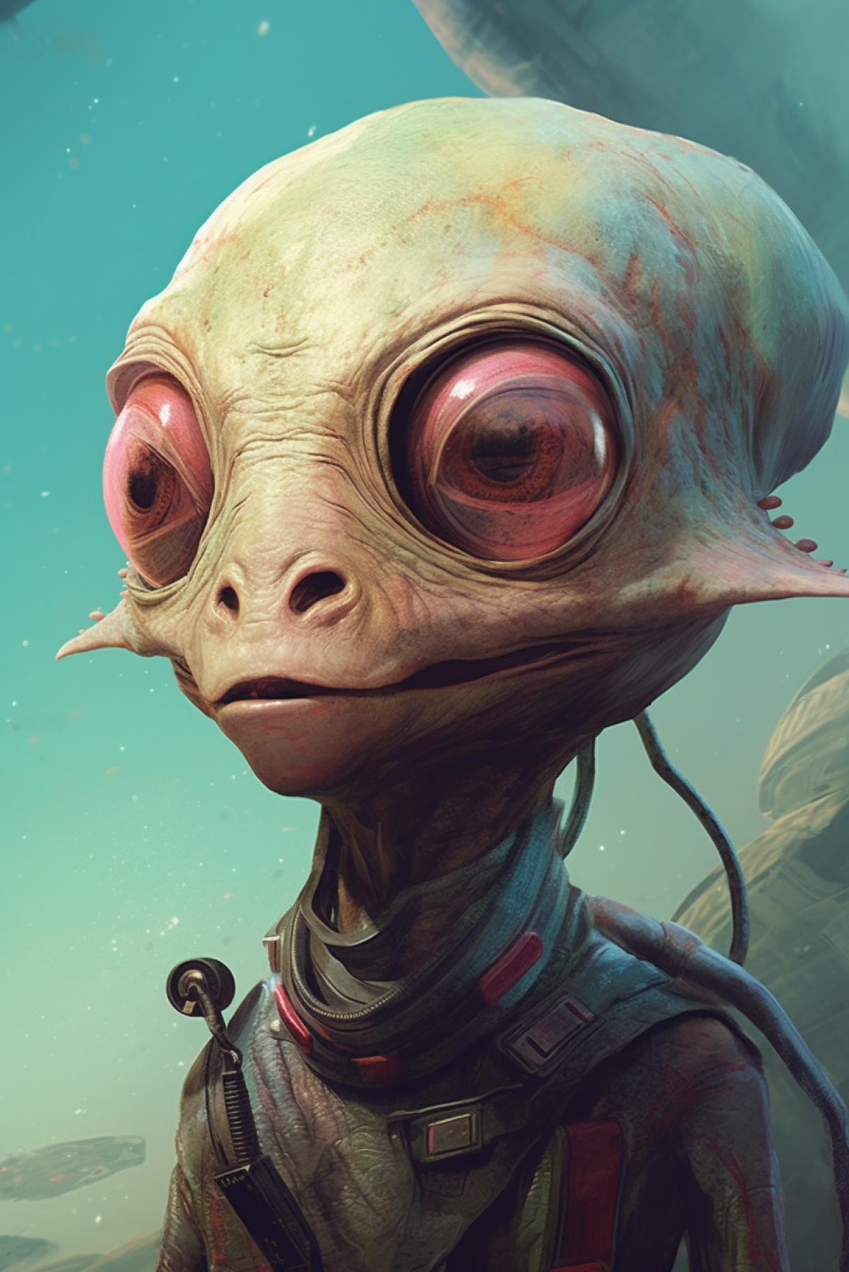 Drawn aliens