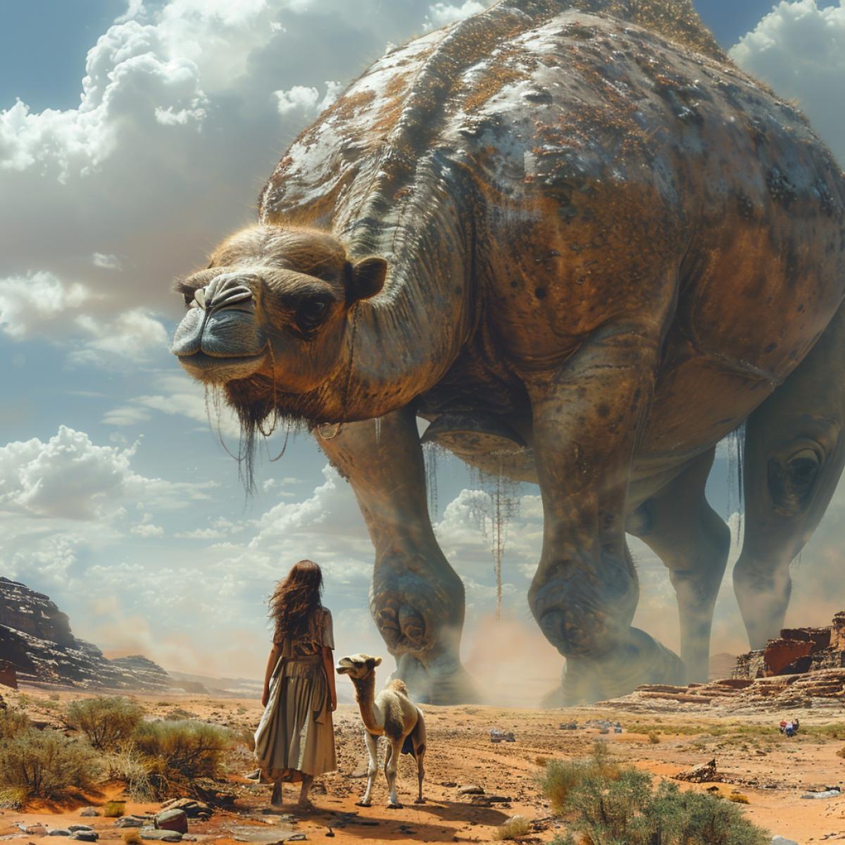 A spaceship arriving from another galaxy crashed in the Kakakum desert, a small alien talks to a camel, proving that he is from other planets