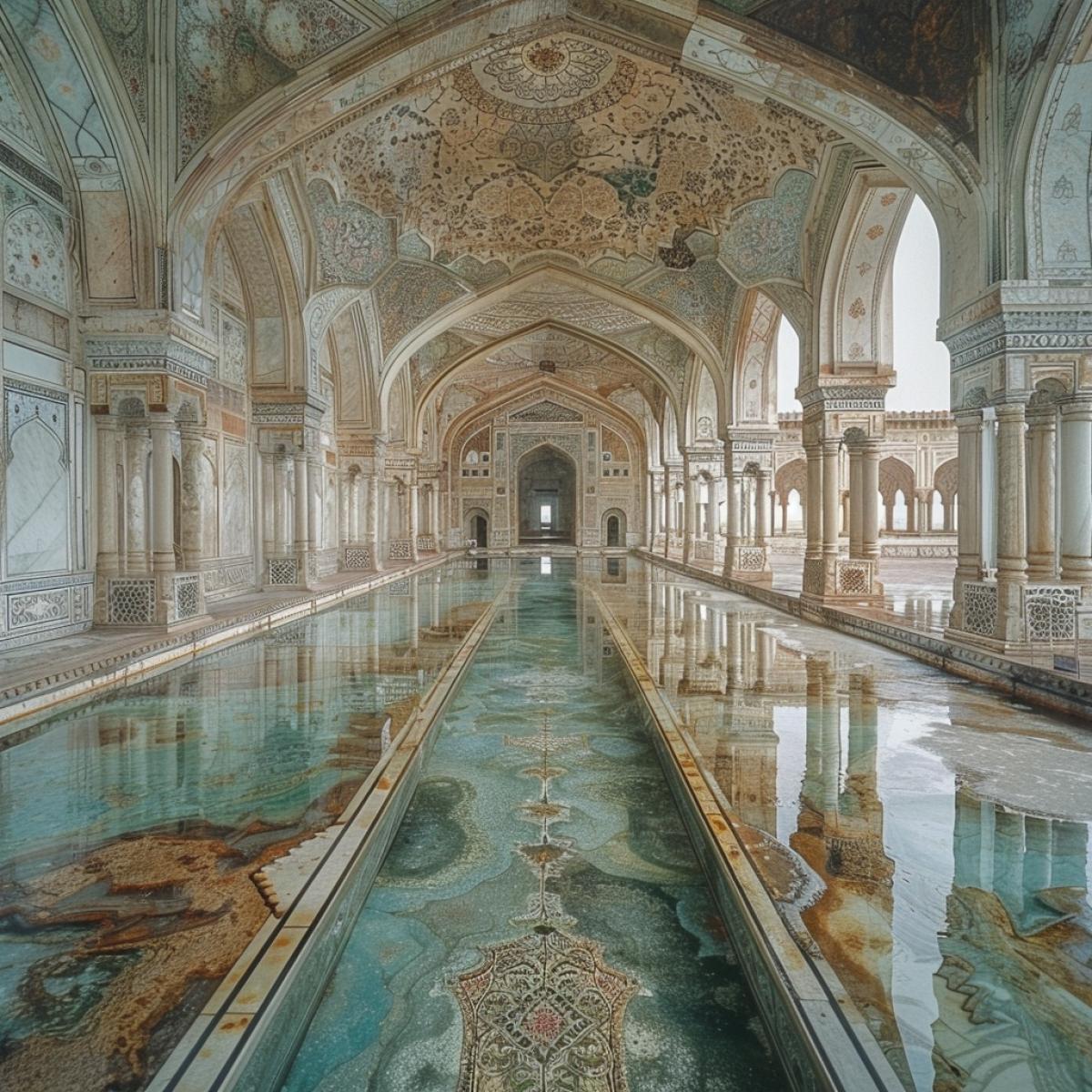 The mausoleum-mosque, located in Agra, India, on the banks of the Jamna River, was built by order of the padishah of the Mughal Empire, Shah Jahan I, in memory of his wife Mumtaz Mahal.. The most beautiful creation of mans hands