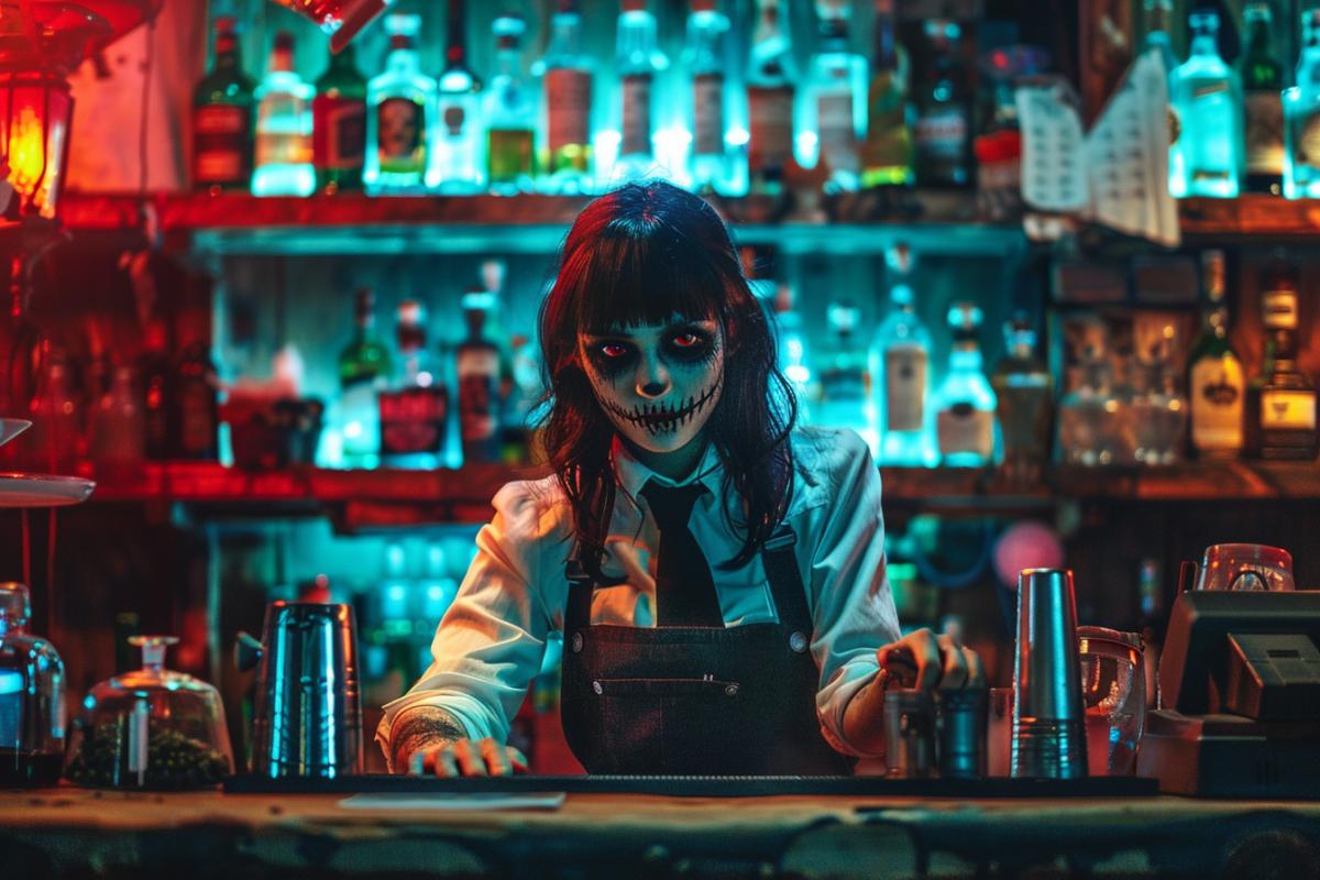 Bartender from horror films