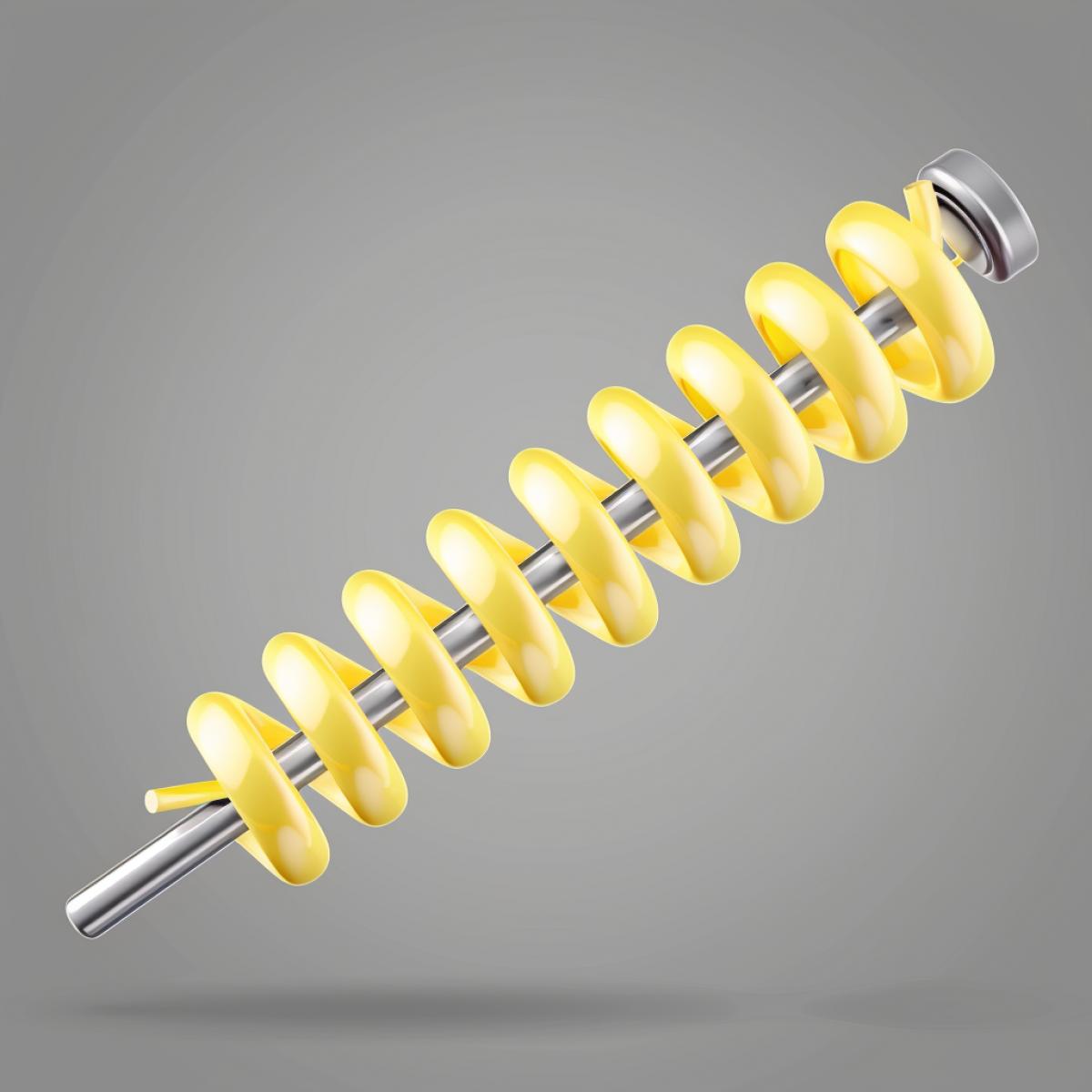 A machine for wrapping pasta on a fork and a manipulating arm to send this fork with pasta into a persons mouth, creative invention, advertising photo
