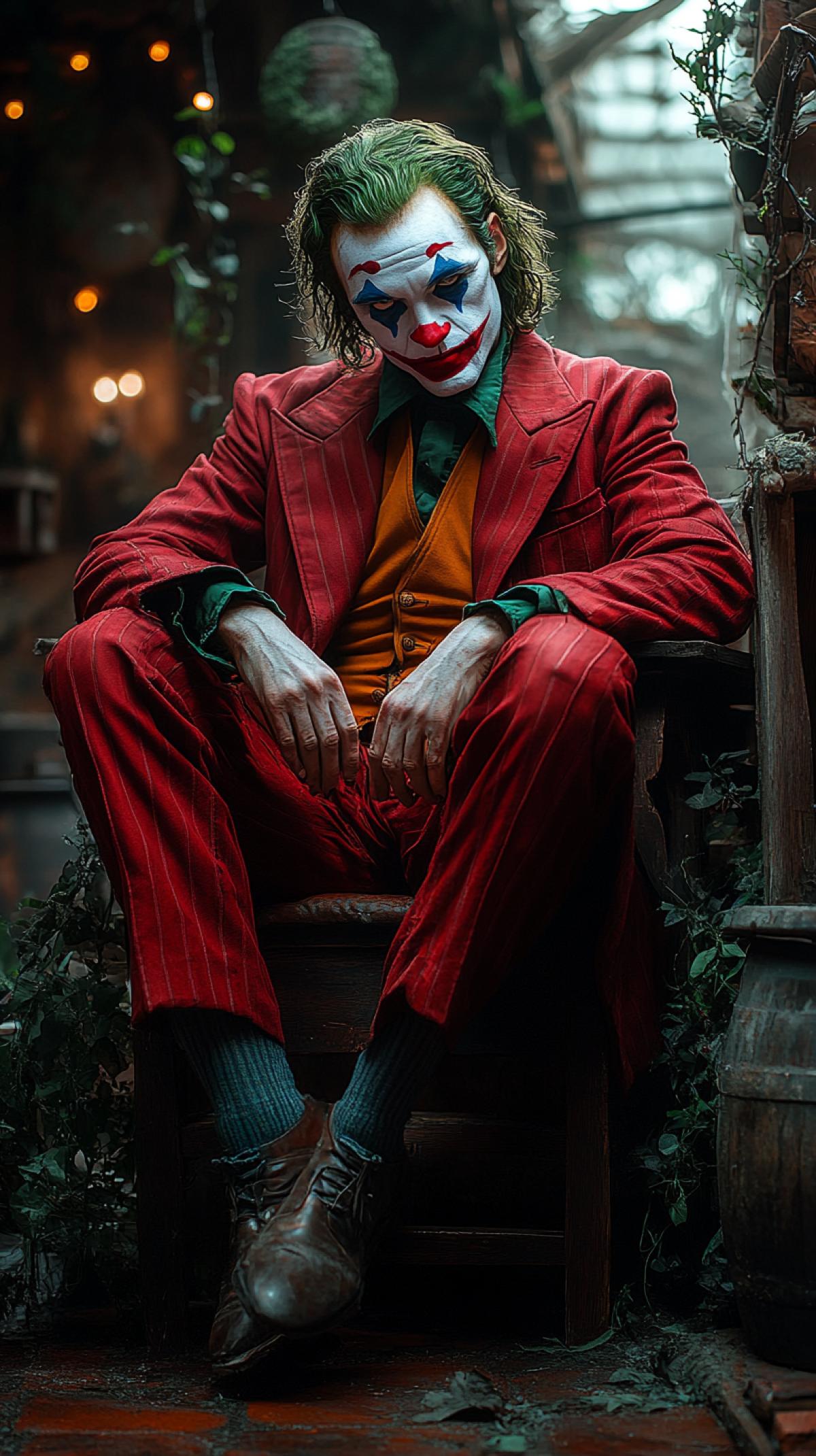 Joker in the image of singer Gorshenev from the group King and the Jester