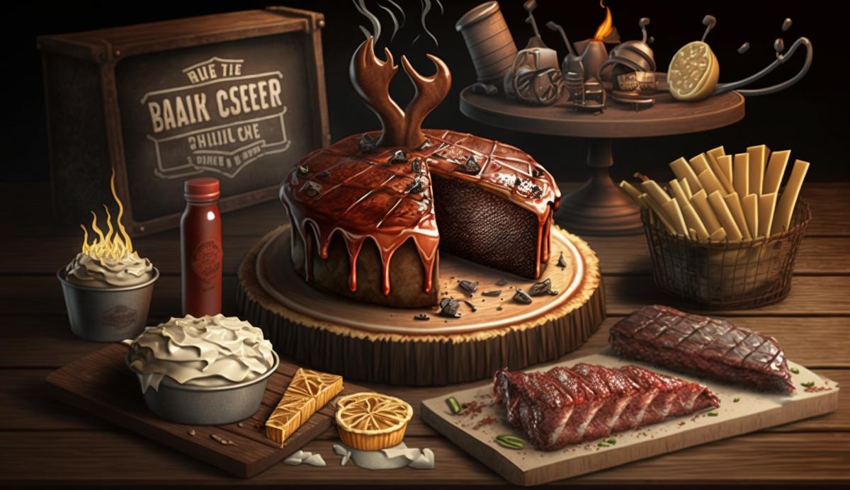 BBQ cake and pastries