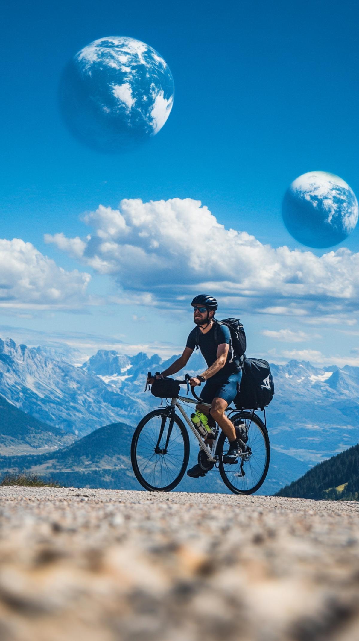 Cycling around the planet