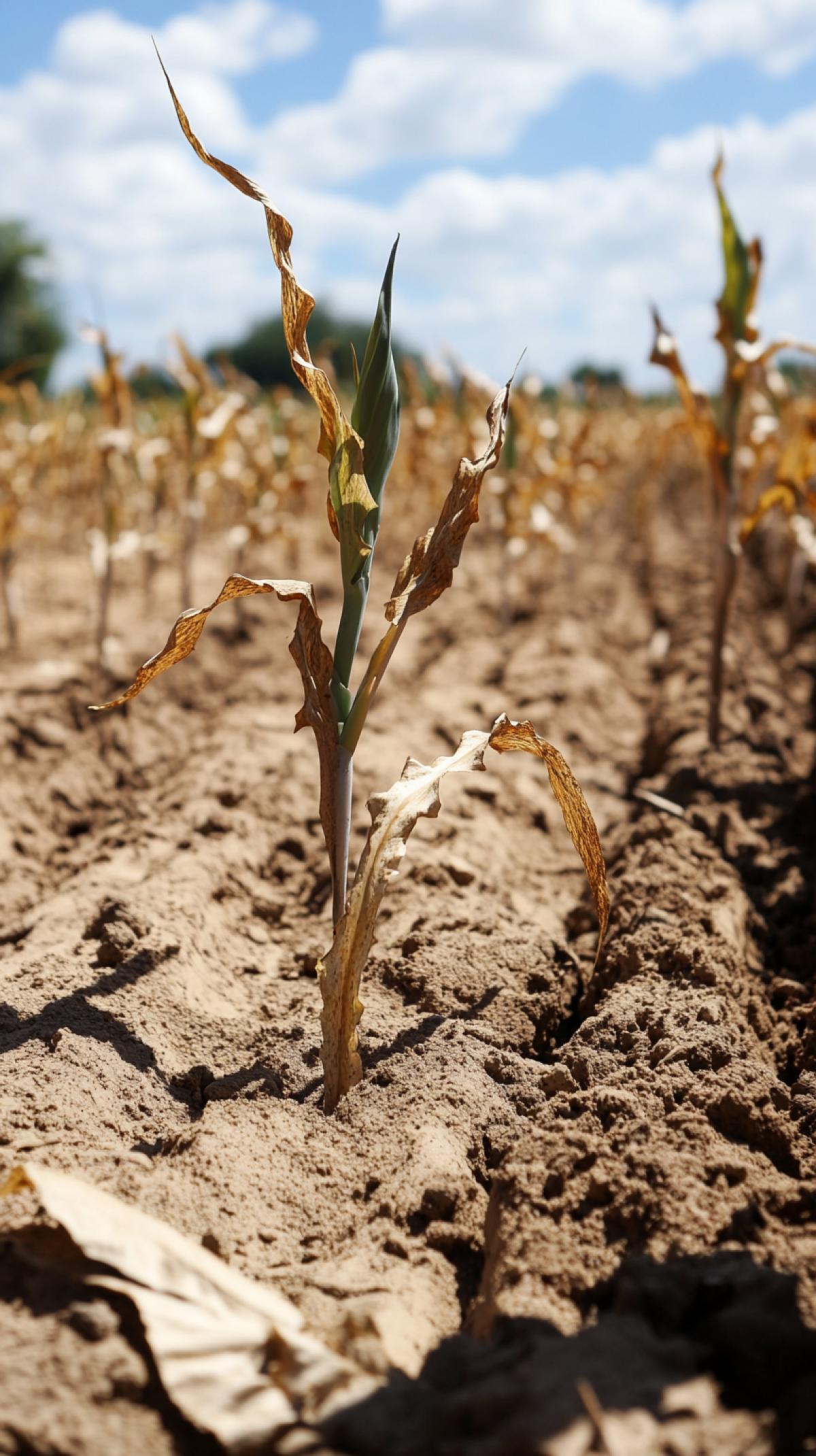 Thirst, drought, wilted plants