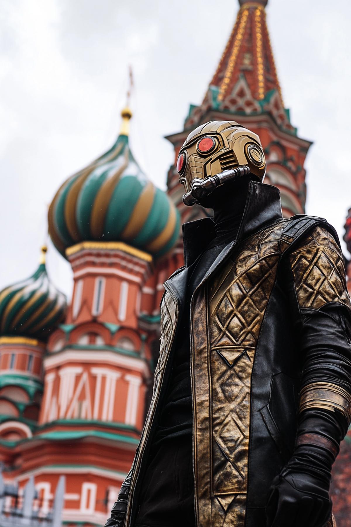 Guardians of the Galaxy on Red Square