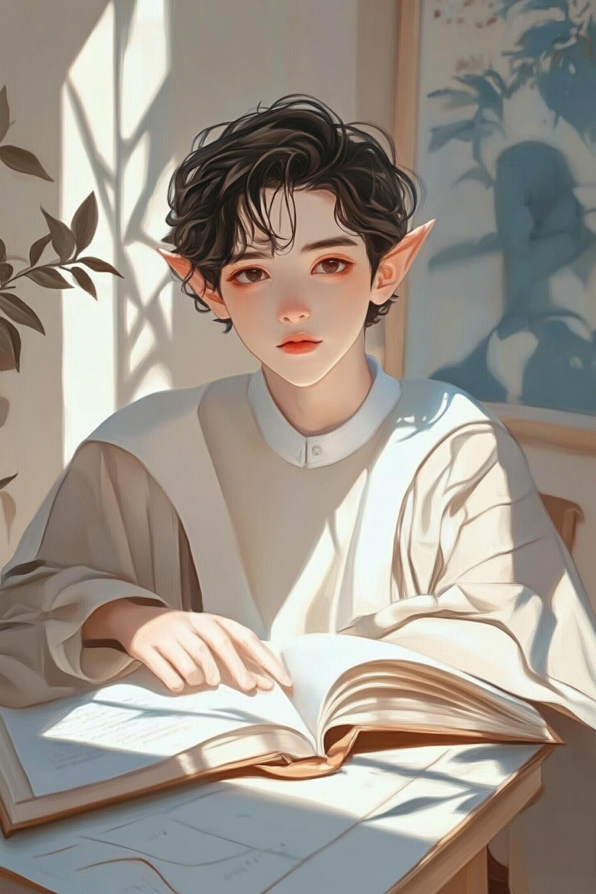 high scool handsomu student, 8k, masterpiece,best quality, aerial view,HDR,UHD, unreal engine. In school interior, plump Boy looking at the camera, smooth , sun, Thick acrylic illustration, by Kawacy, by johnsinger sargent, Representative, fair skin, beautiful face, Divine Light, Rich in details High quality, gorgeous, glamorous, 8k, super detail, latest elf illustration, gorgeous light and shadow, transparent, detailed decoration, detailed lines, mystery, fantasy, magic, shine, fantasy, masterpiece s 50 style expressive