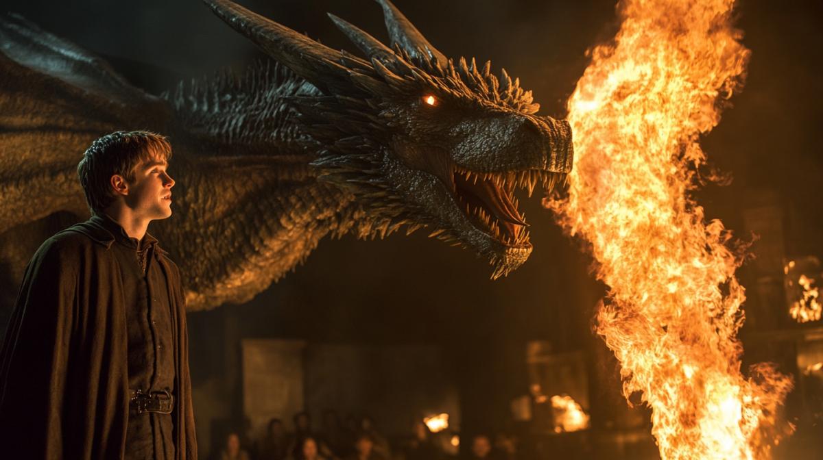 Fire show how Harry Potter tamed the dragon