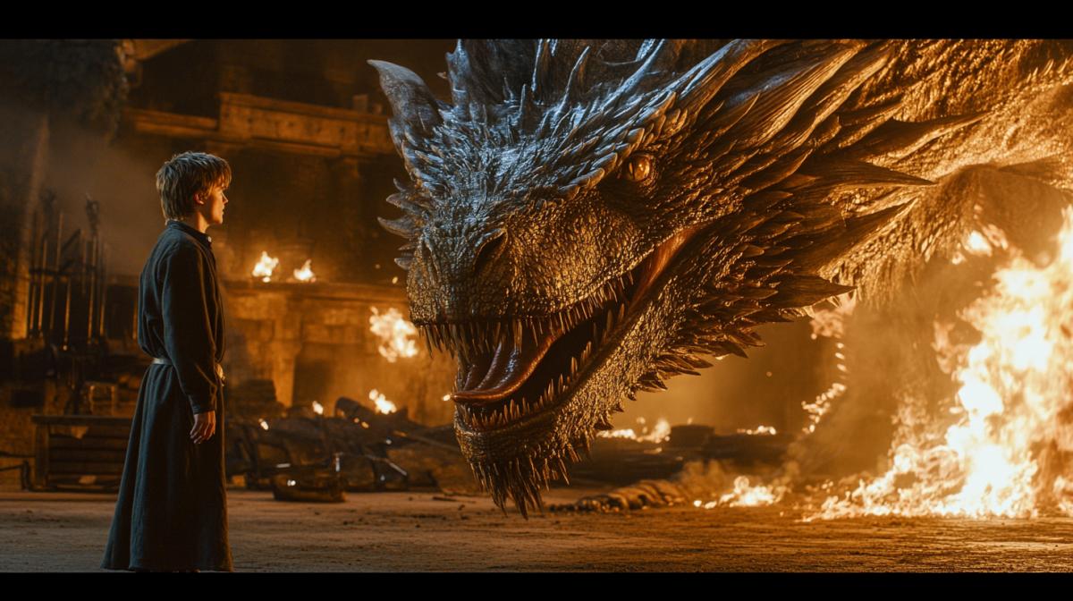 Fire show how Harry Potter tamed the dragon