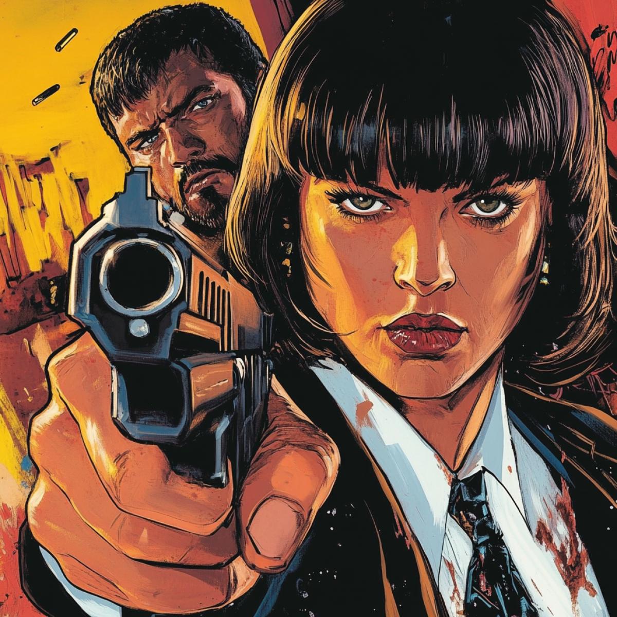 comic book for the film pulp fiction