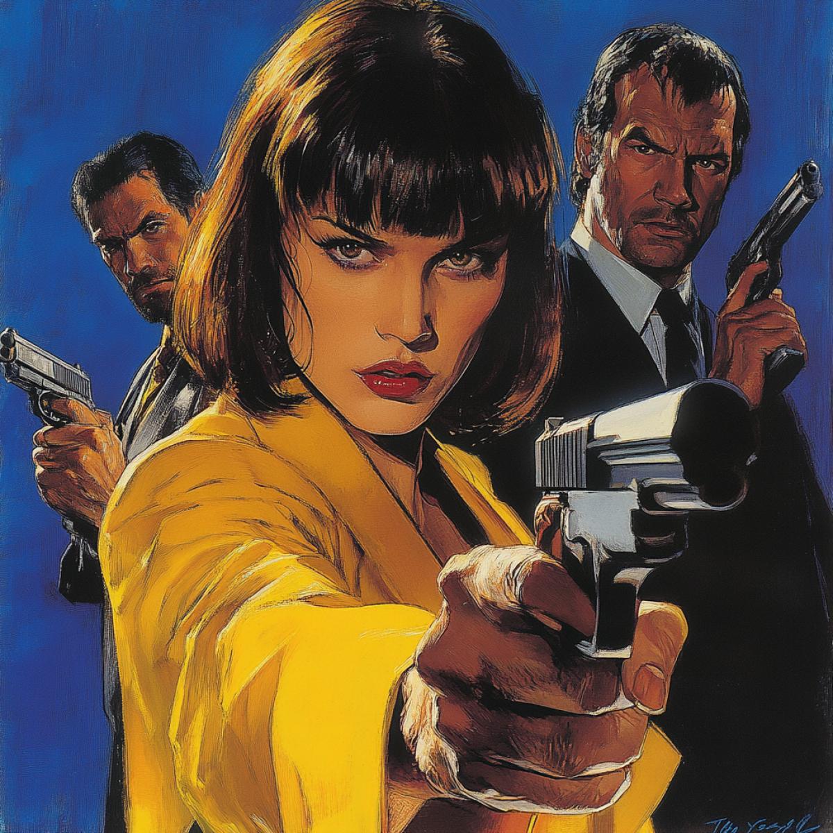 comic book for the film pulp fiction