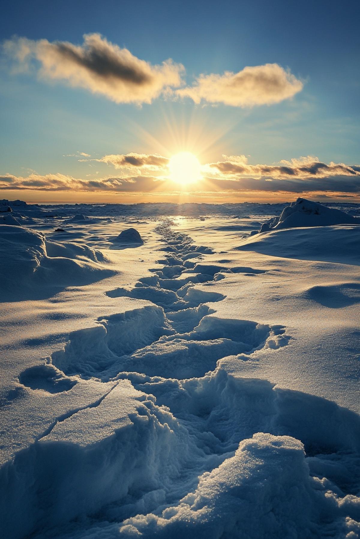 North Pole. Its cold.