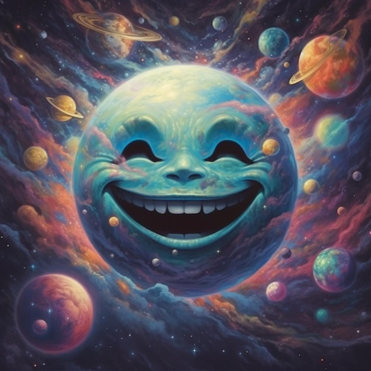 Mystical smile of space