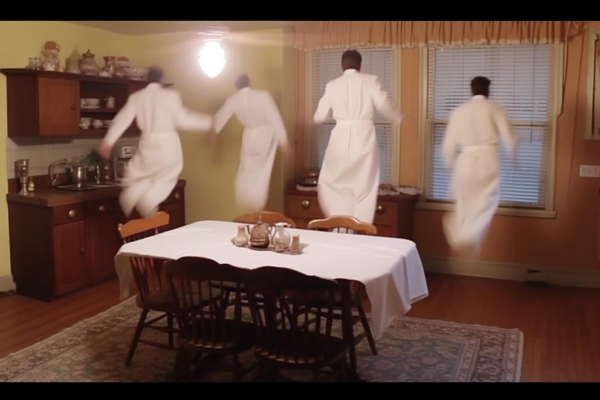 Mysterious levitating people 🤔🤔🎂