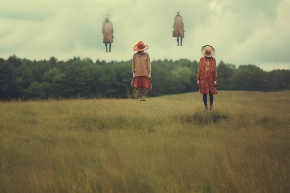Mysterious levitating people 🤔🤔🎂