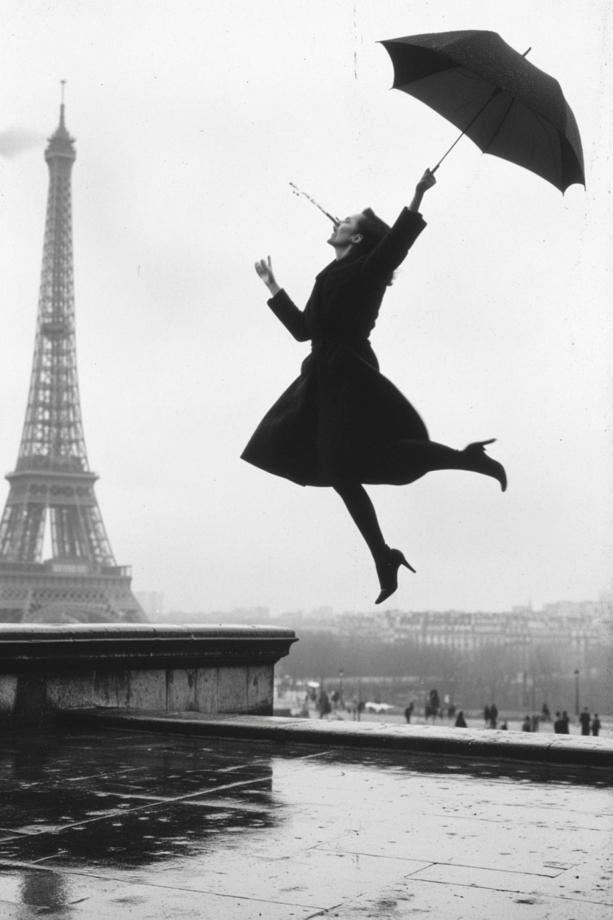 I myself started tricks with a Frenchwoman,. My friends now are both Pierre and Jean.. And now I’m already spitting, Vanya, from the Eiffel Tower. On the heads of careless Parisians!