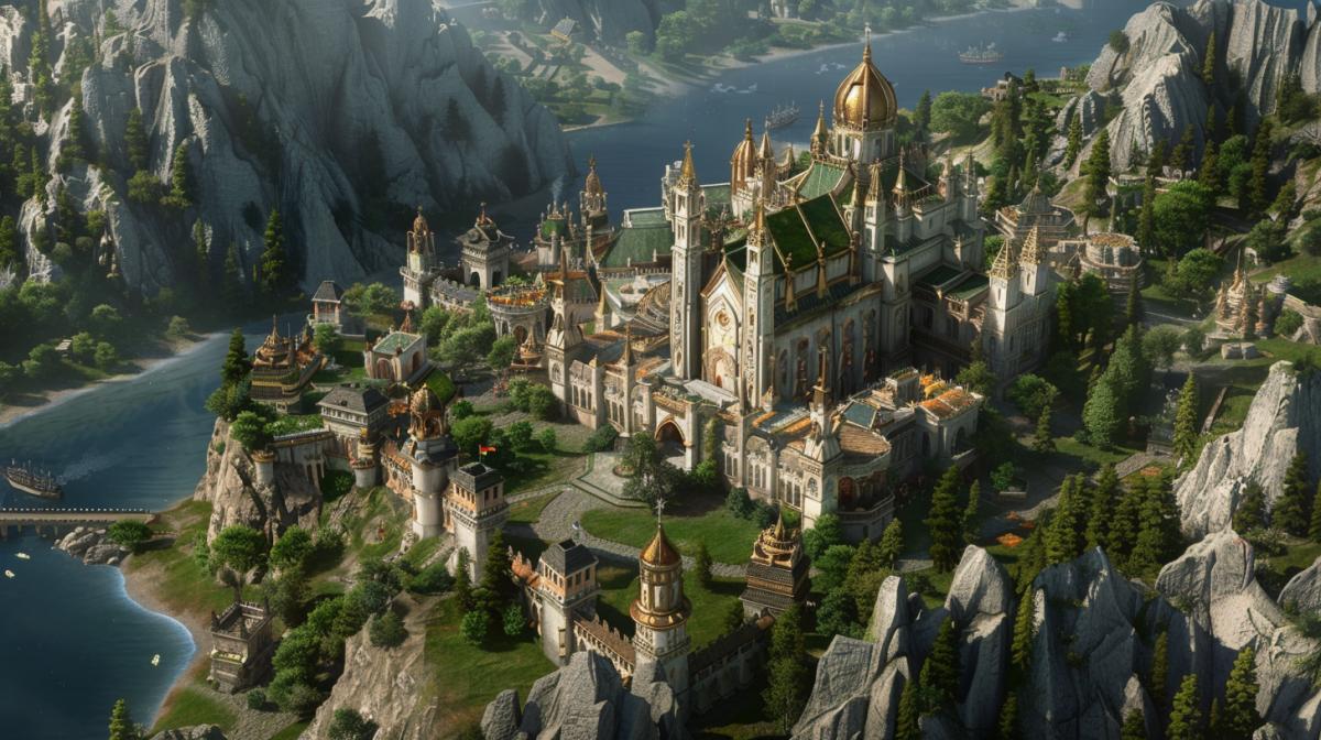 Monastery in the power of the game Heroes of Might and Magic