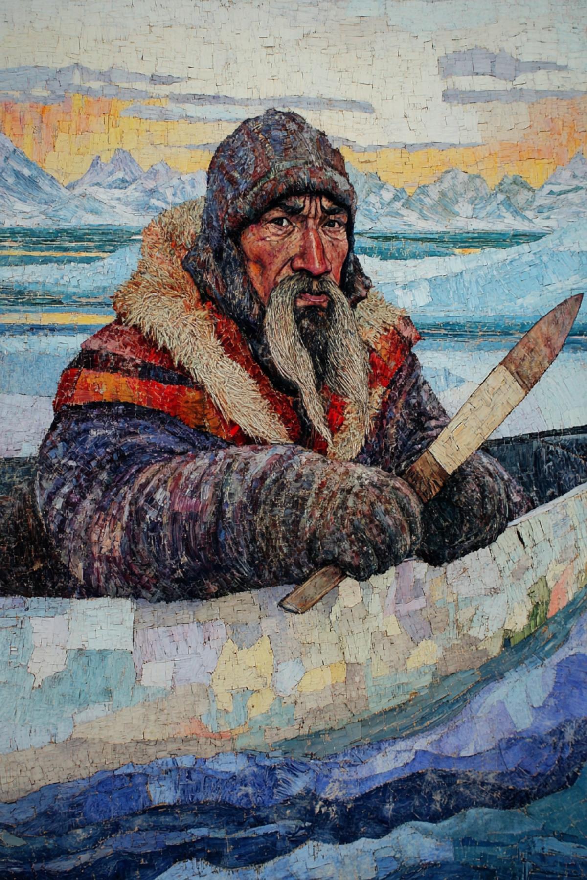 In the far north, Eskimos ran, Eskimos ran, after the walrus. The Eskimo caught the walrus and stuck a knife into it, and stuck the knife into it deeply. They put that walrus on a wide barge, on a wide barge pipirek. That walrus got tired of lying in the barge, she got up and walked away. He saw that Eskimo and grabbed the walrus by the tail, and grabbed the walrus by the tail. That walrus screamed: Let go of my tail! Let go of my Tail! zigryzu! And since then, in the north, Eskimos have been running, Eskimos have been running away from the walruses!