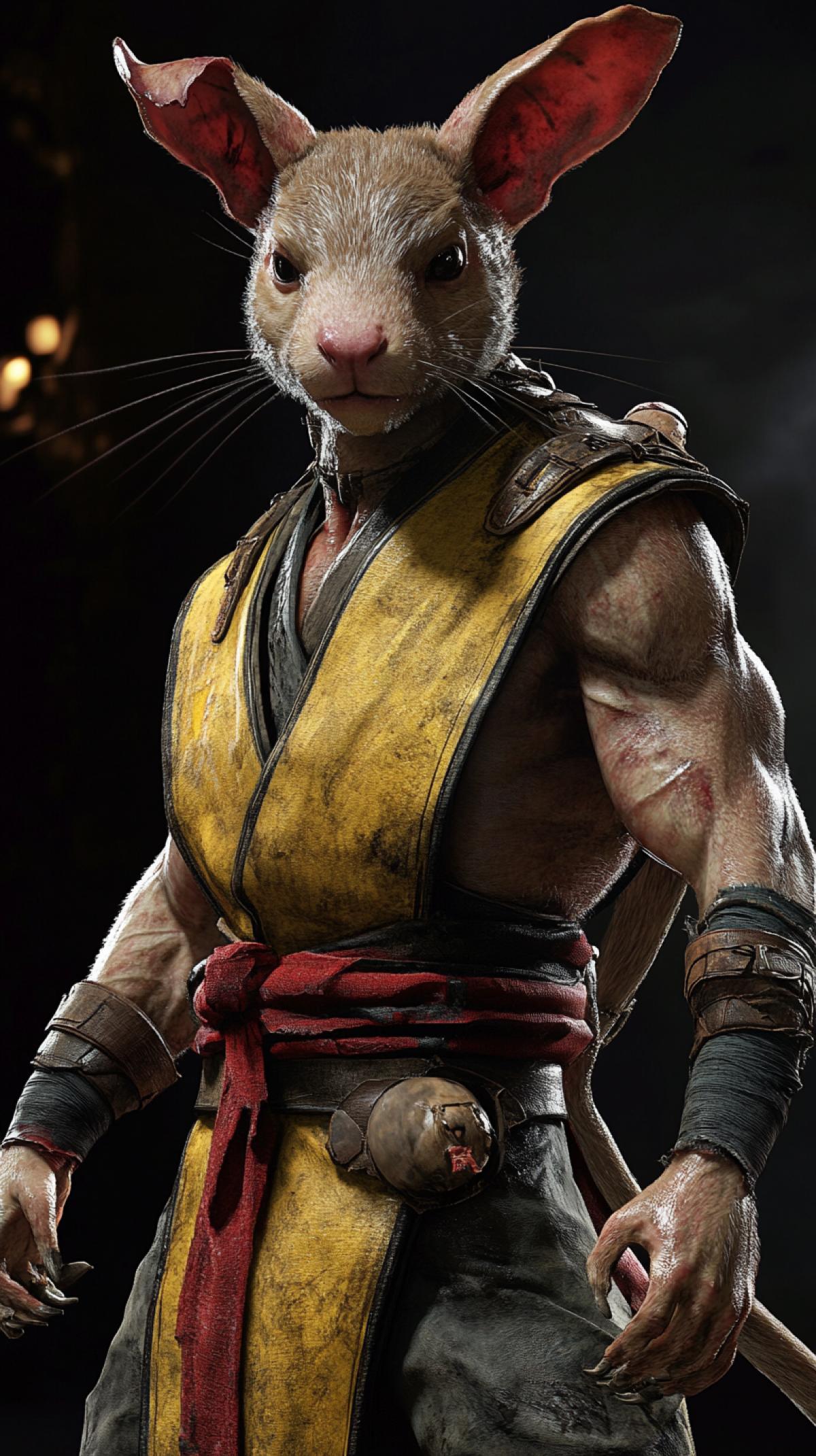 jerboa if he became a fighter in the cult game Mortal Kombat.