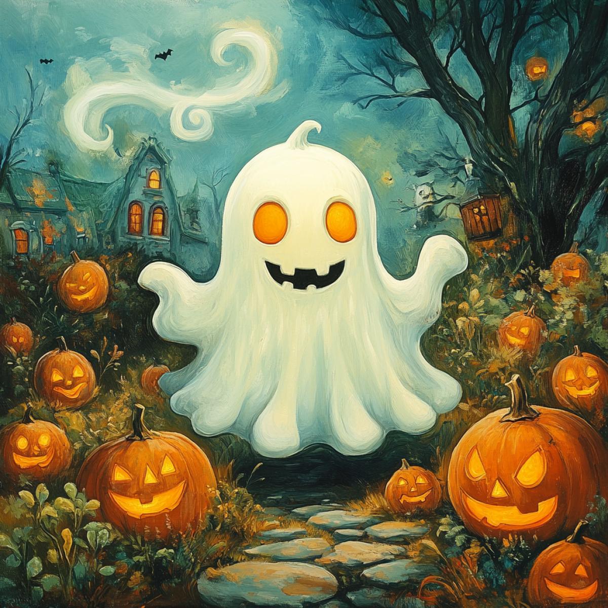Fun ghost, halloween