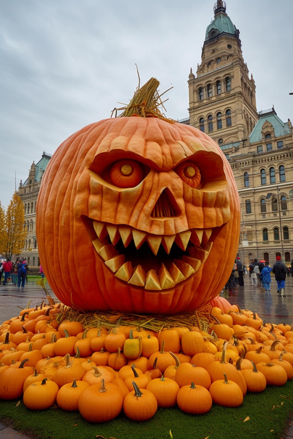 Moscow in Halloween style