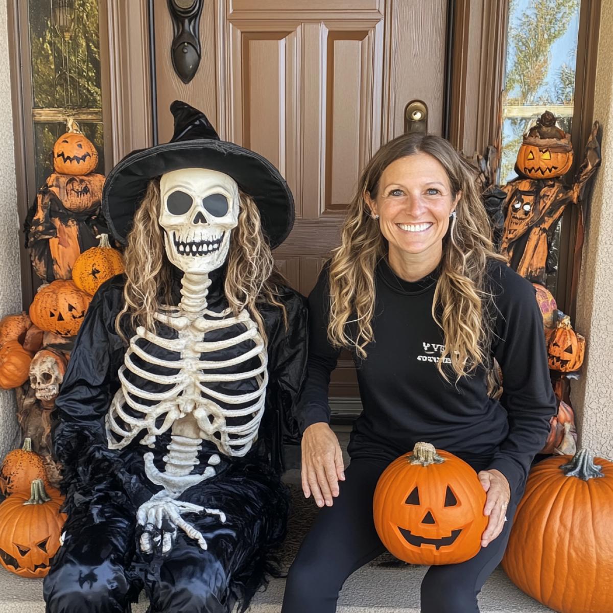 Halloween in person and in all holiday attire