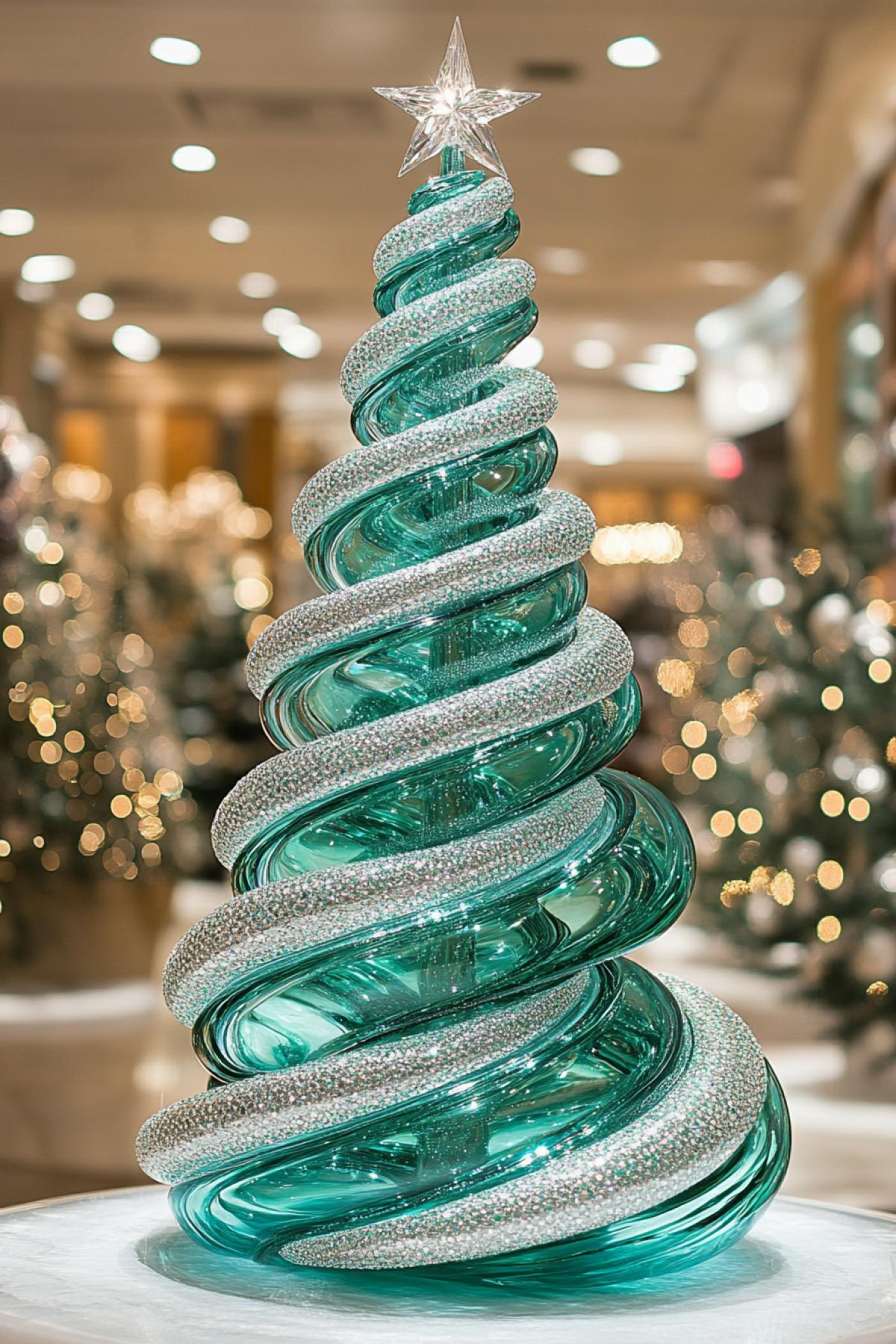 Diamond and emerald large tree.