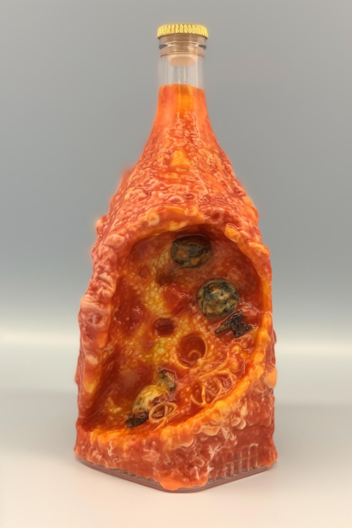 Bottle in the shape of 🐣🍕😭🛏