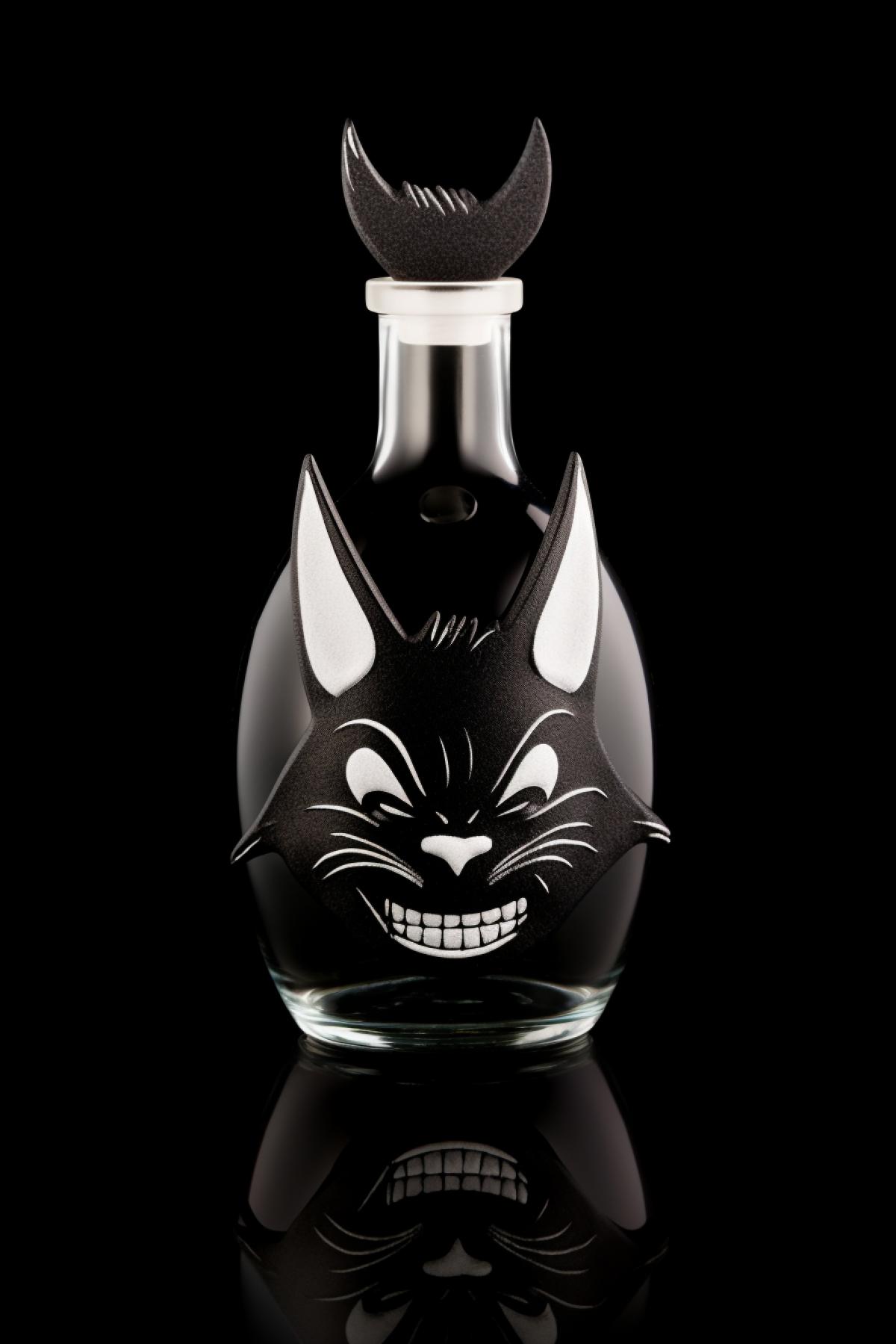 Bottle in the shape of 🐞🐏💊😈