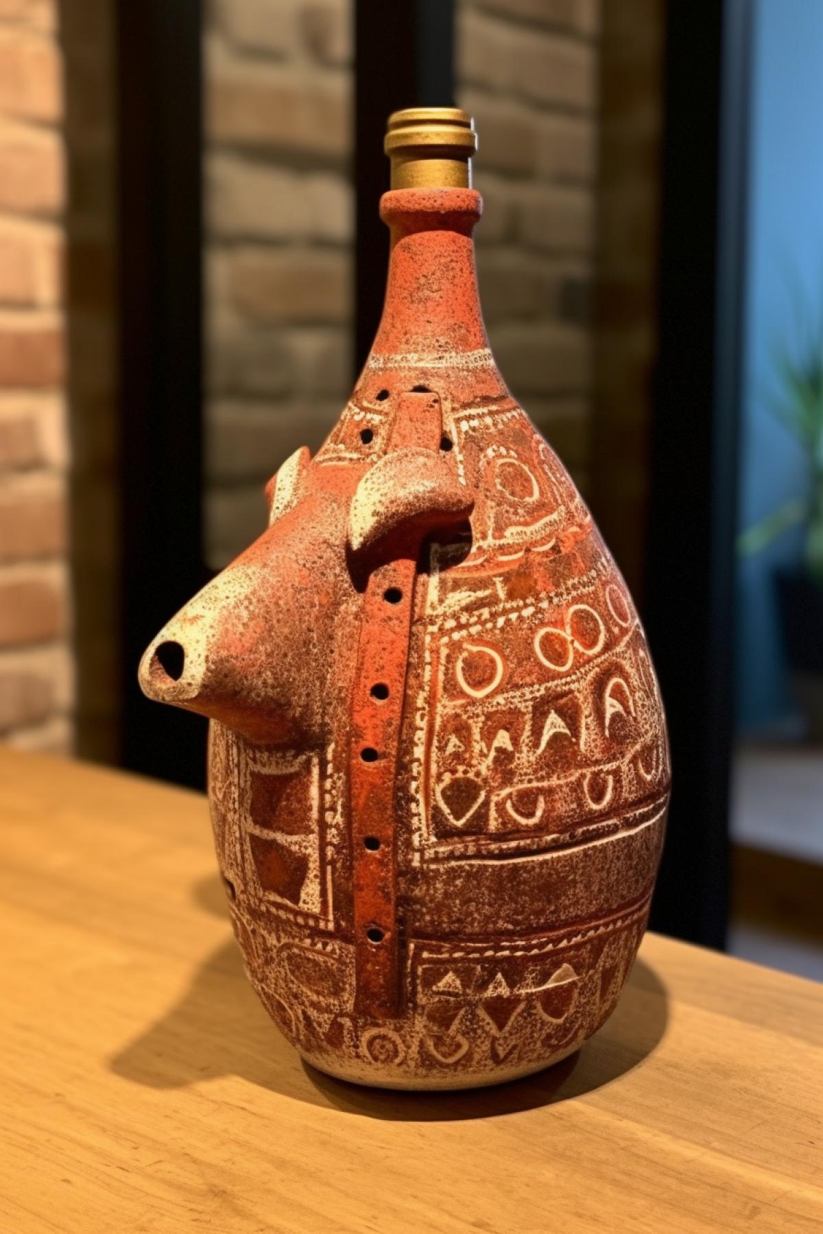 Bottle in the shape of 🐞🐏💊😈