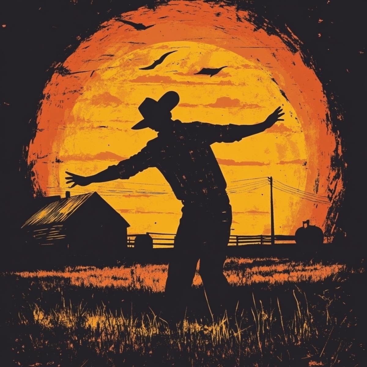 The American farmer dances country music