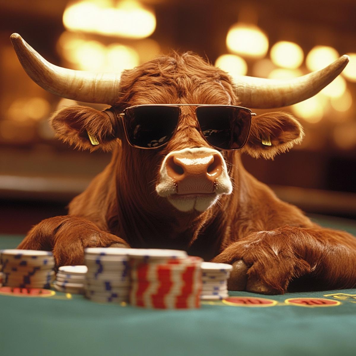 A quirky American who won in a casino on a bull