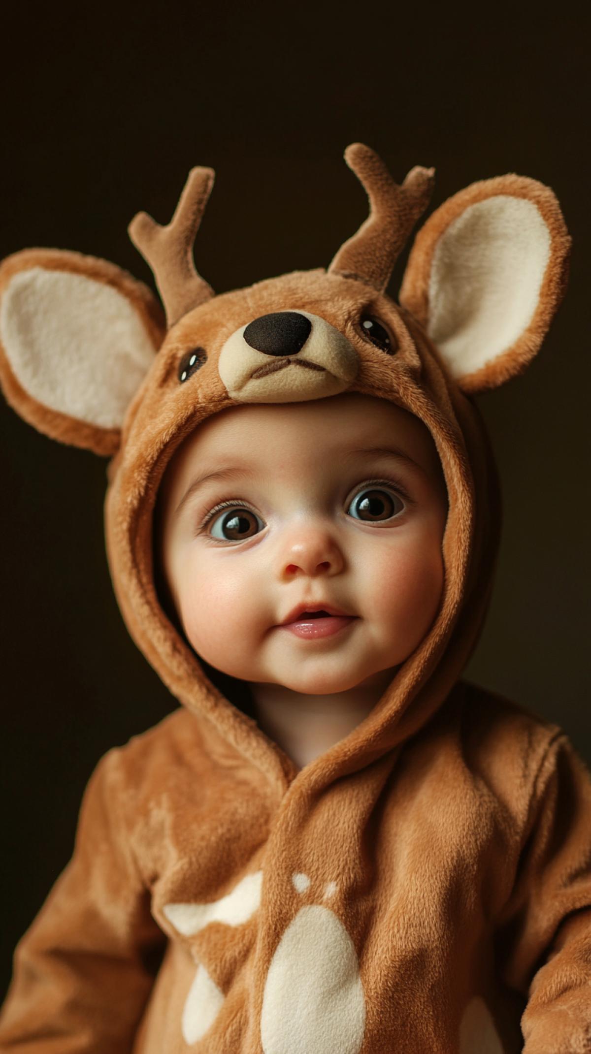 Baby dressed as Bambi