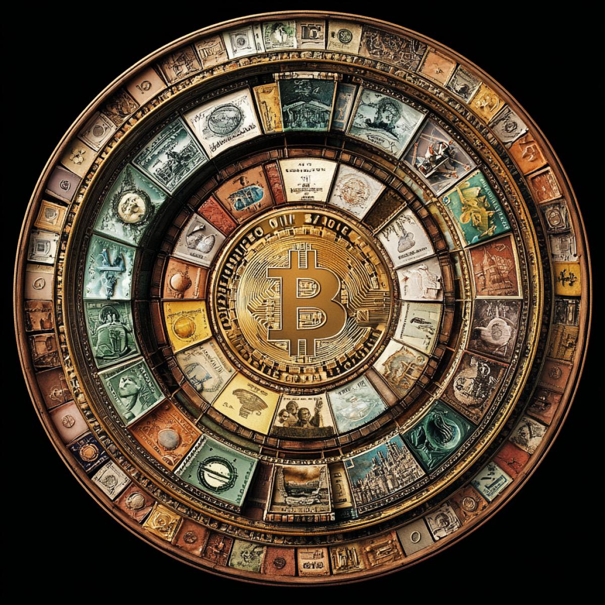 Convex Bitcoin over a set of World currencies
