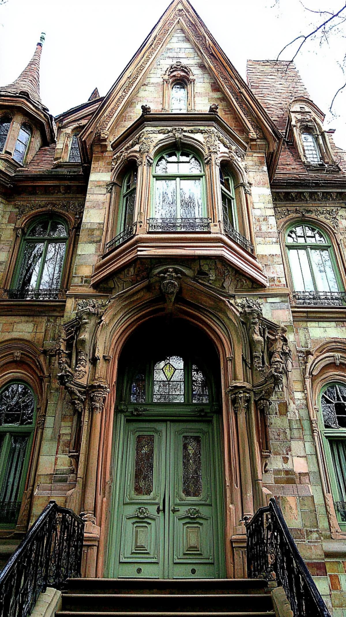 The home of Santa Claus in the Gothic style